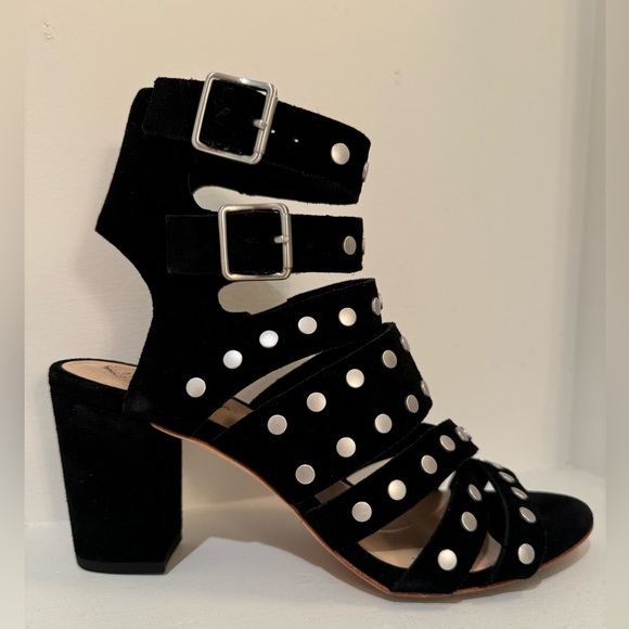 Loeffler Randall Suede Studded Gladiator Sandals - Size 7 - Picture 5 of 8